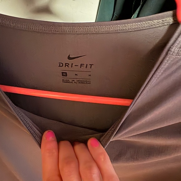 Nike Gray Long Sleeve Crew Neck Tee - Picture 3 of 3